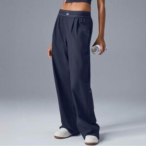 ALO Yoga Women's Dark Blue Wide Leg Pants